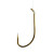 Eagle Claw - Snelled Plain Shank Offset Bronze sz4 6pk
