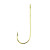 Eagle Claw - 202M Aberdeen Gold sz2 1000pk