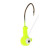 Eagle Claw Pro-V Weedless Jighead 1/16oz 6pk - Chartreuse