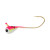 Eagle Claw 2pk 6mm Tungsten Pro-V 2pk - Pink FireTiger UV