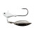 Fish Head Underspin Jig 3/8oz - Pearl White
