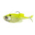 Googan Baits Guppy 3.8" Chartreuse Pearl 1/4 oz