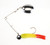 Johnson 1/8oz Beetle Spin 1 rigged w/ 2 spare bodies - Chartreuse Firetail