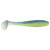 Keitech 3.8" Fat Swing Impact Swimbait 6pk - Electric Blue & Chartreuse