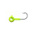 Leland's Lures Eyehole Round Jighead 3/16oz - Chartreuse