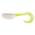 Leland's Lures Slab Curly 12pk - White/Chart