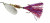 Mepps - 1/4oz Aglia Flashabou - Silver - Purple/Pink