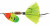 Mepps - 1/4 Aglia Hot Fire Tiger - Chartreuse
