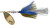 Mepps - 1/4oz Bronze Slammer Dressed Treble - Gold/GrnPkn/Blue