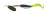 Mepps - 1/4oz Comet Combo - Black-Black/Chart Pearl Tail