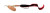 Mepps - 1/4oz Comet Combo - Copper-Red/Black Line