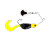 Mr. Crappie 1/8oz Spin Baby Spinnerbait - Tuxedo Black