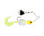 Mr. Crappie 1/8oz Spin Baby Spinnerbait - Refrigerator White