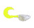 Mr. Crappie ShadPole Curl Tail 15pk - Monkey Shine