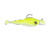 Mr. Crappie Scizzor Shad Head 1/8oz - Refrigerator White