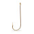 Mustad Aberdeen Hook Ringed sz4 50pk - Bronze Mustad Aberdeen Hook Ringed sz4 50pk - Bronze