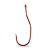 Mustad Slow Death Aberdeen Hook, Special Bent Shank sz1 10pk - Red