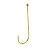Mustad Aberdeen Extra Fine, Point Bent In sz1 10pk - Gold