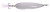 Nichols Lures 5" Lake Fork Flutter Spoon, Snow, 1-1/8oz