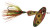 Vibric Rooster Tail 1/4oz - Frog Bleeding