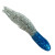Southern Pro - 1.5" Crappie Tube 50pk Blue/Clear Sparkle