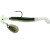 Team Crappie - Blakemore Slab Dragger 1/8oz 12/card - White Glimmer Gray