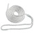TH Marine - Boater Essentials Dock Line 3/8" X 25' 3-Strand Nylon White