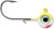 VMC - Neon Moon Eye Jig 1/4 Clown