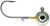 VMC - Neon Moon Eye Jig 1/8 Blue Gill
