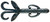 Yum 4.5" Christie Critter 8pk - Black Blue Flake