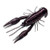 Yum 3.5" Crawbug 8pk - Black Neon