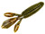 Yum 4.25" Wooly Bug 8pk - Green Pumpkin