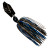 Z-Man Big Blade Chatterbait 3/4oz - Black/Blue Candy