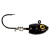 Z-Man Micro Shad Headz 1/32 Oz Black 4 Pack