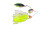 Head Hunter - Nasty 1/2oz Clown Colorado Willow - Chartreuse White