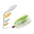 Booyah Super Shad Spinnerbait 3/8oz - Chrome Chartreuse Glimmer Shad