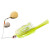 Booyah Tux & Tails Spinnerbait 3/8oz - Chartreuse White Gold
