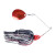 Booyah Covert Night Time Spinner Bait 1/2oz - Red/Black