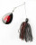 Jewel Lazer Jolt 1/2oz Spinnerbait - Black Red