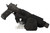 Coletac VWX102 Varmint Wrangler XL Pistol Holder Chest Black Left Hand
