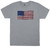 Magpul MAG1180010 American Flag  Charcoal Gray CottonPolyester Short Sleeve Small