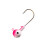 Arkie Double Eye Jig Head - 1/8oz Pnk-Wht 10pk