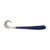 Berkley PB Rib Worm - 4'' Electric Blue/White 10pk