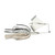 Berkley Skirted Riveter - 3/8oz Silver Shad Spawn