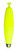 Betts Snap On - Weighted - Cigar 2.5'' Ylw Snap On 50pk