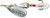 Blue Fox Vibrax Clsc Foxtail - 1/8oz 2.38'' White