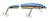 Bomber Jointed Wake Minnow - 5.375'' Chrome/Blue Back