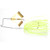 Boogerman Buzz Bait - 1/4oz White & Chart/Gold