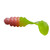 Charlie Brewer CrappSlidrGrb - 1'' Bubble Gum/Cht Tail 15pk