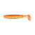 Charlie Brewer Slider Grub - 1.5'' Orange Chart Lam 15pk